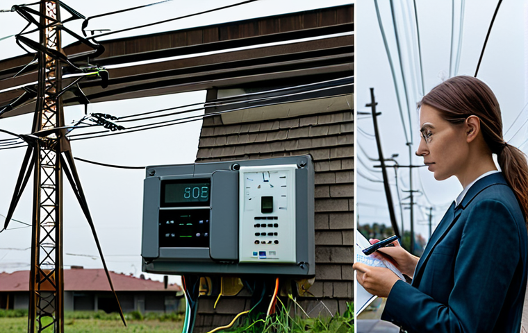 **Prompt:** A visually dynamic split image. On the left side, an aged, traditional electrical grid with thick, tangled power lines, a large, clunky analog meter attached to an old building, and a utility worker manually writing down readings under a dull sky, conveying limited visibility and inefficiency. On the right side, a sleek, modern smart grid with organized, futuristic power lines, a contemporary home featuring rooftop solar panels, and a digital smart meter displaying real-time data. Data streams glow with light, connecting various elements. A professional, fully clothed female engineer in a modest business suit stands nearby, interacting with a holographic interface that visualizes efficient energy flow. The overall scene transitions from a muted, cluttered feel to a vibrant, interconnected, and clean aesthetic. Professional photography, high resolution, detailed infrastructure, perfect anatomy, correct proportions, natural pose, well-formed hands, proper finger count, natural body proportions, safe for work, appropriate content, fully clothed, professional dress, modest attire, family-friendly.